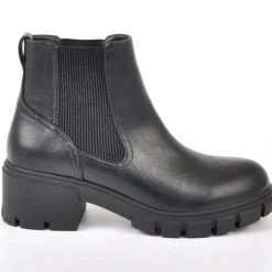 Boots, Bottines|VICE VERSA Bottines Femme Noir A Semelle Crantee
