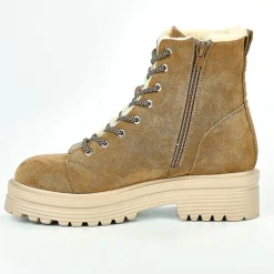 Boots, Bottines|OUTSHOES Bottines Femme Camel