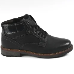 Boots, Bottines|RELIFE Bottines Homme Avec Col Textile Noir