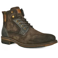 Boots, Bottines|OUTSHOES Bottines Homme Bi-Matieres Marron