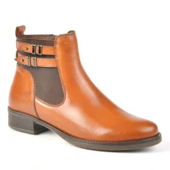 Boots, Bottines|TIPO ALTO Bottines Plates Avec Elastiques Camel