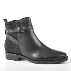 Boots, Bottines|TIPO ALTO Bottines Plates Avec Petits Clous Noir