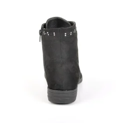 Boots, Bottines|VICE VERSA Bottines Plates Avec Strass Noir