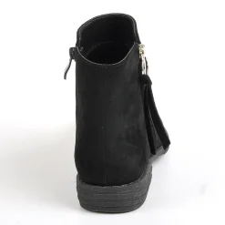 Boots, Bottines|VICE VERSA Bottines Plates Avec Zip Decoratif Noir