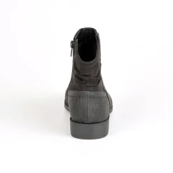 Boots, Bottines|VICE VERSA Bottines Plates Femme Bi-Matieres Noir