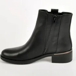 Boots, Bottines|VICE VERSA Bottines Plates Femme Bi-Matieres Noir
