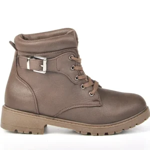 Boots, Bottines|VICE VERSA Bottines Plates Femme Marron