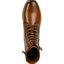 Boots, Bottines|VICE VERSA Bottines Plates Femme Marron A Lacets