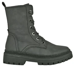 Boots, Bottines|OUTSHOES Bottines Plates Femme Noir A Semelle Crantee