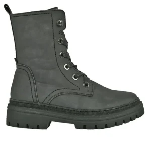 Boots, Bottines|OUTSHOES Bottines Plates Femme Noir A Semelle Crantee