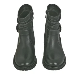 Boots, Bottines|VICE VERSA Bottines Plates Femme Noir Avec Boucles