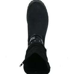 Boots, Bottines|OUTSHOES Bottines Plates Femme Noir A Brides