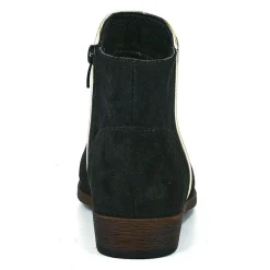 Boots, Bottines|VICE VERSA Bottines Plates Femme Noir En Suedine