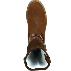 Boots, Bottines|OUTSHOES Bottines Plates Femme Marron