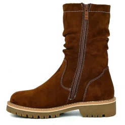 Boots, Bottines|OUTSHOES Bottines Plates Femme Camel