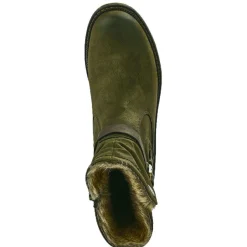 Chaussures Confort|RELIFE Bottines Plates Femme Kaki