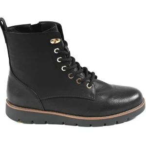 Chaussures Confort|SCALINA Bottines Plates Femme Noir