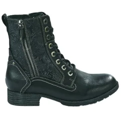 Chaussures Confort|SCALINA Bottines Plates Femme Noir