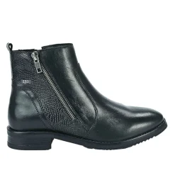 Boots, Bottines|TIPO ALTO Bottines Plates Femme Noir