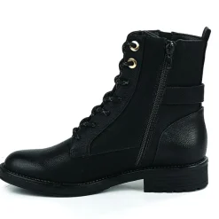 Boots, Bottines|VICE VERSA Bottines Plates Femme Noir