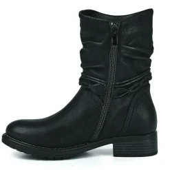 Boots, Bottines|VICE VERSA Bottines Plates Femme Noir