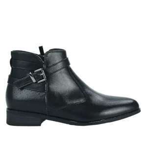 Boots, Bottines|VICE VERSA Bottines Plates Femme Noir