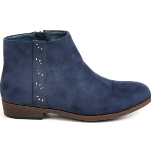 Boots, Bottines|VICE VERSA Bottines Plates Femme Bleu Marine