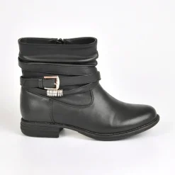 Boots, Bottines|VICE VERSA Bottines Plates Noir