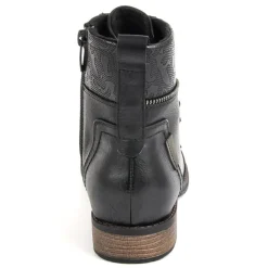 Chaussures Confort|SCALINA Bottines Plates Noir