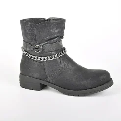 Boots, Bottines|VICE VERSA Bottines Plates Noir