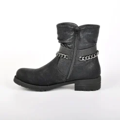 Boots, Bottines|VICE VERSA Bottines Plates Noir