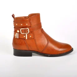 Boots, Bottines|VICE VERSA Bottines Plates Marron