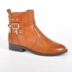 Boots, Bottines|VICE VERSA Bottines Plates Marron