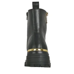 Boots, Bottines|VICE VERSA Bottines Rock Femme Noir Fermeture Doree