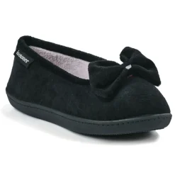 Chaussons|ISOTONER Chaussons Femme Avec Noeuds Noir