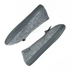 Chaussons|ISOTONER Chaussons Femme Avec Noeuds Gris