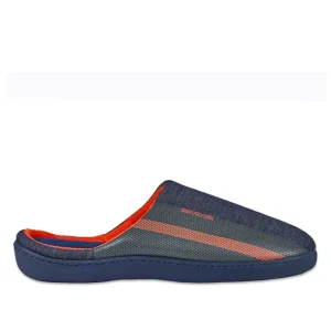 Chaussons|ISOTONER Chaussons Homme Bleu Jean
