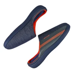 Chaussons|ISOTONER Chaussons Homme Bleu Jean