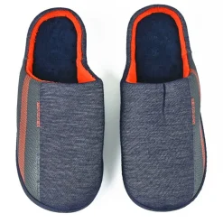 Chaussons|ISOTONER Chaussons Homme Bleu Jean