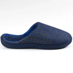 Chaussons|ISOTONER Chaussons Homme Bleu Jean