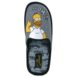 Chaussons|SIMPSONS Chaussons Homme Gris
