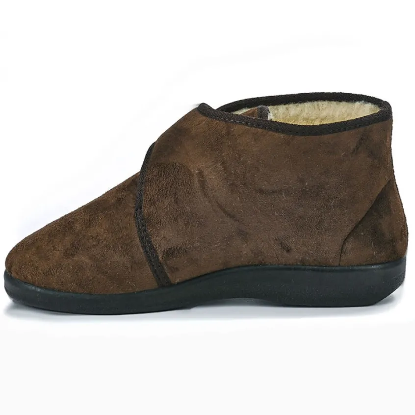 Chaussons|ORTOMED Chaussons Homme Ultra-Leger Marron