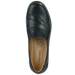 Chaussures Confort|LADY CONFORT Chaussures Confort Avec Elastiques Noir