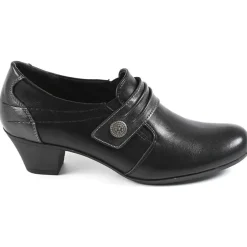 Chaussures Confort|LADY CONFORT Chaussures Confort Avec Elastiques Noir