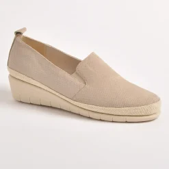 Chaussures Confort|LADY CONFORT Chaussures Confort Semelles Souples Beige