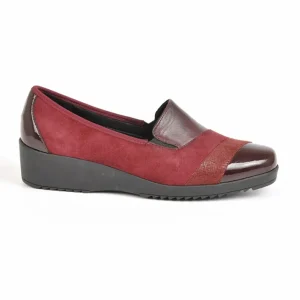 Chaussures Confort|LADY CONFORT Chaussures Femme Bordeaux