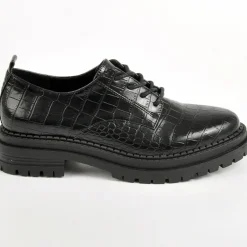Derbies|VICE VERSA Derbies Avec Effet Croco Noir