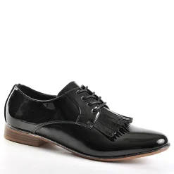 Derbies|ANA LUNA Derbies Avec Franges Vernis Noir