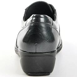 Chaussures Confort|LADY CONFORT Derbies Femme Avec Elastiques Gris