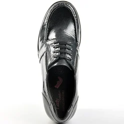 Chaussures Confort|LADY CONFORT Derbies Femme Avec Elastiques Gris